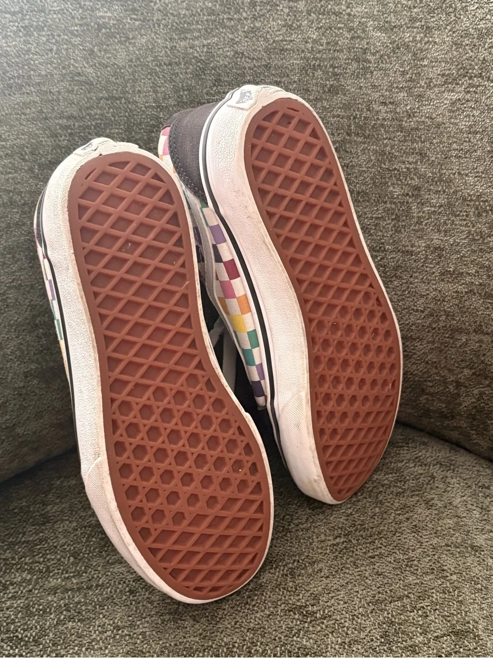 Kids Vans Black Checkered Low-Top youth 3.5